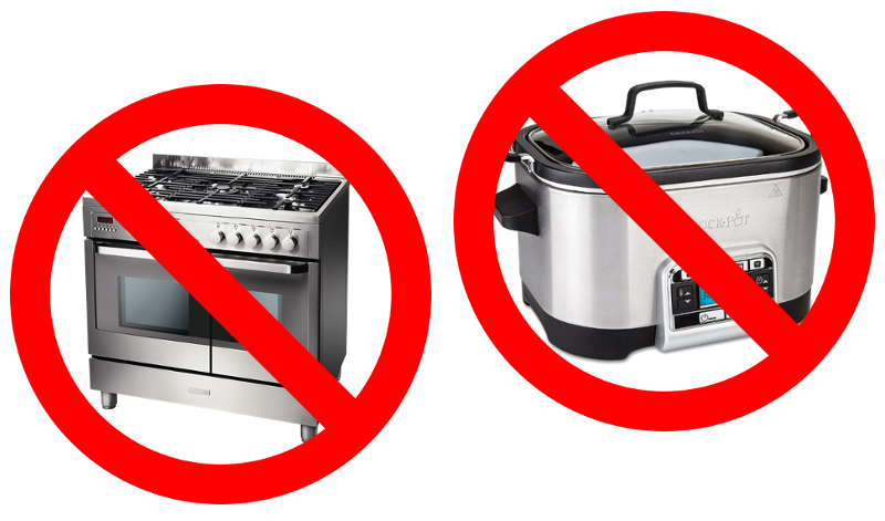 no-oven stove crockpot decarb